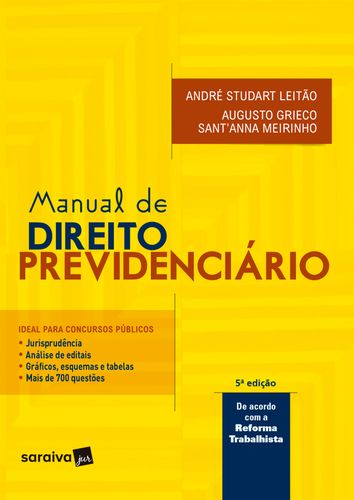 Manual de direito previdenciário