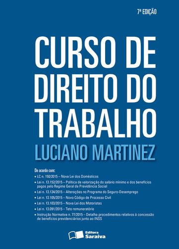 Curso de direito do trabalho